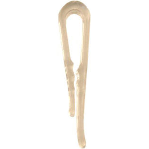 Shirt Clips - Clear Plastic, Smooth Grip