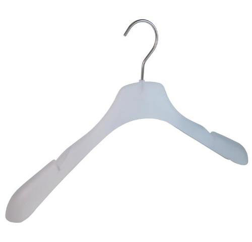 42cm 'Frosted' Jacket Hanger with Satin Chrome Hook - 25