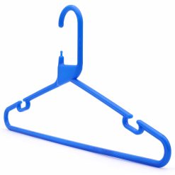 Alternative view of Strong Blue Plastic Hanger, Heavy-Duty Multi-Purpose Coat Hanger, 41cm