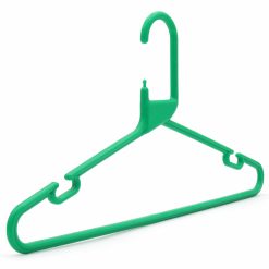 Strong Green Plastic Hanger, Heavy-Duty Multi-Purpose Coat Hanger, 41cm