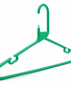 Strong Green Plastic Hanger, Heavy-Duty Multi-Purpose Coat Hanger, 41cm