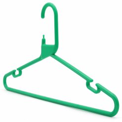 Alternative view of Strong Green Plastic Hanger, Heavy-Duty Multi-Purpose Coat Hanger, 41cm