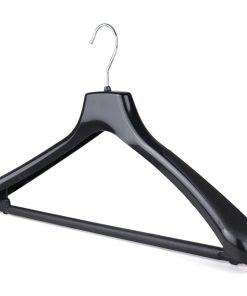 Alternative view of Large Plastic Suit Hanger, for Men's Jackets & Suits, 45cm, Black