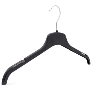 Hangers for Clothes - Good Quality Pack of 12 Large Grey Plastic Hangers