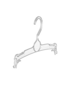 Transparent, clear plastic lingerie hanger 402-346