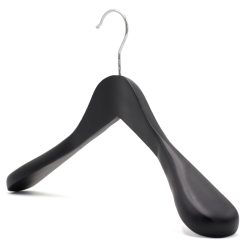 Alternative view of Black Wood Jacket Hanger, 38cm, Broad Shoulders, Ladieswear