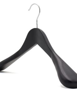 Alternative view of Black Wood Jacket Hanger, 38cm, Broad Shoulders, Ladieswear