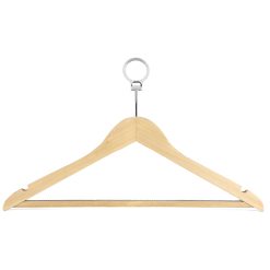 Alternative view of Anti-Theft Metal Security Rings for Hotel Hangers