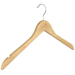 Wooden Coat Hanger with Notches