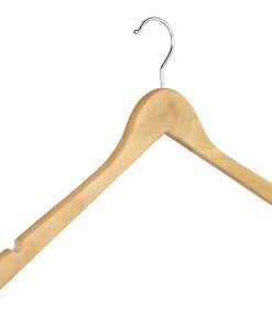 Wooden Coat Hanger with Notches