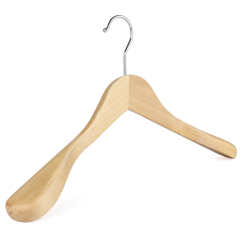 Ladies' Wooden Jacket Hanger Coat Hangers Wood The Hanger Store
