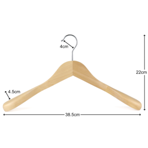 wooden jacket hanger 402-618