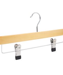 Trouser Skirt Hanger with Clips,