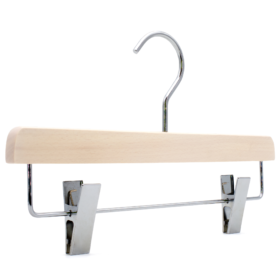 Luxury White Wooden Clip Hanger