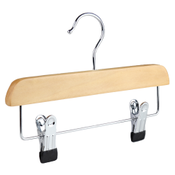 Kids/Baby Trouser Hanger, Natural Wood, 25cm