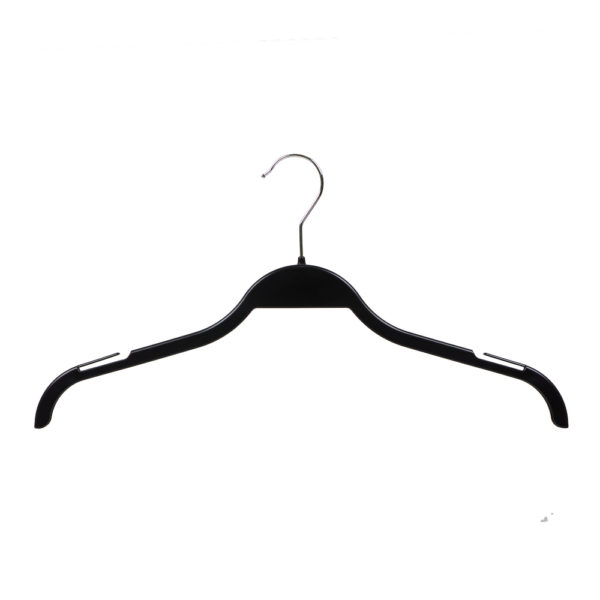 Large Plastic Coat Hanger | Men's Black Coat Hangers | The Hanger Store
