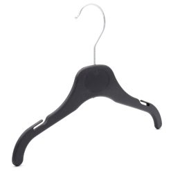 Baby Coat Hanger, Black Plastic, 26cm