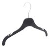 Children's Plastic Coat Hanger, Black, 30cm