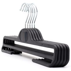 Alternative view of Black Plastic Trouser Hanger with 'Under Legs', 36cm