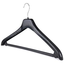 Alternative view of Men's Plastic Suit Hanger, 44cm, Black