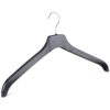 black plastic jacket, suit hanger 404-106