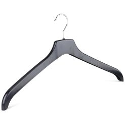 black plastic jacket, suit hanger 404-106