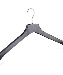 black plastic jacket, suit hanger 404-106