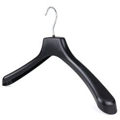 Alternative view of Black Plastic Jacket Hanger, 42cm, Broad Shoulders