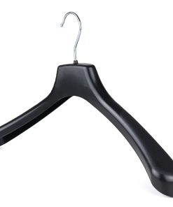 Alternative view of Black Plastic Jacket Hanger, 42cm, Broad Shoulders