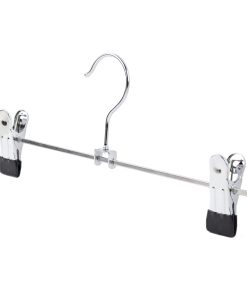 Alternative view of Metal Trouser Clip Hanger & Skirt Hanger, 30cm, Chrome