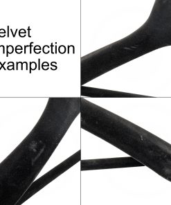 Alternative view of DISCOUNTED (Velvet Imperfections) - Black Velvet Dress/Suit Hanger, 42cm