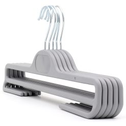 Alternative view of Grey Plastic Trouser Hanger with 'Under Legs', 36cm