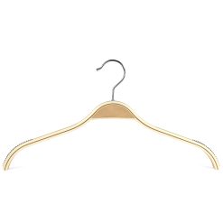 42cm scandi chic wooden coat hanger 402 670 front view