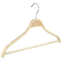 42cm scandi chic wooden suit hanger 402 676