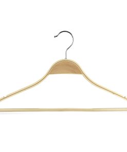 42cm scandi chic wooden suit hanger 402 676 front view