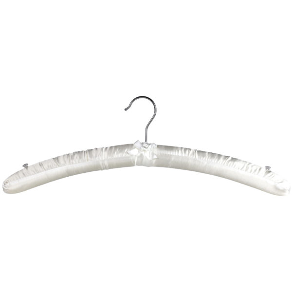 Large Satin Padded Hanger Wedding Coat Hangers The Hanger Store