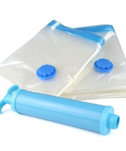 6 Large Vacuum Storage Bags (80 x 100cm) with Hand Pump