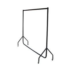Heavy Duty Clothes Rail 3, 4, 5 & 6ft, Black