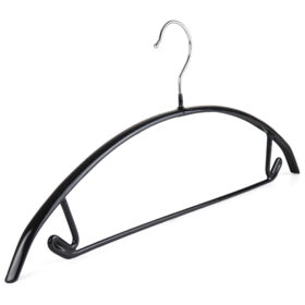 Jumper Hanger with Bar, Strong Metal Suit Hanger, Rubber Coating, 41cm