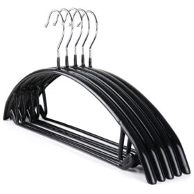 Alternative view of Jumper Hanger with Bar, Strong Metal Suit Hanger, Rubber Coating, 41cm