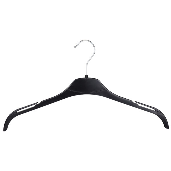 Strong Black Plastic Coat Hanger Plastic Hangers The Hanger Store