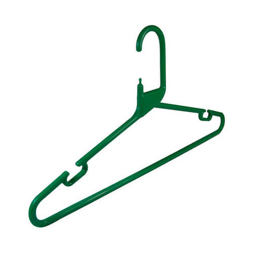plastic hangers multipurpose hangers 400 219 green