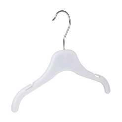 White Plastic Baby Hanger, 26cm