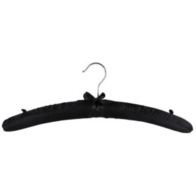 Alternative view of Black Satin Padded Hanger, 43cm