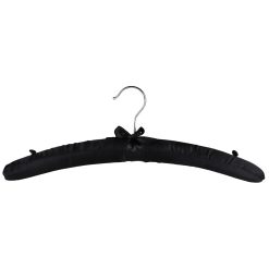 Alternative view of Black Satin Padded Hanger, 43cm