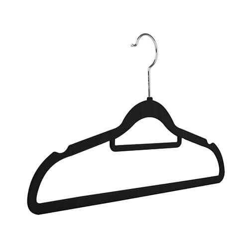 velvet flocked hanger 403 140