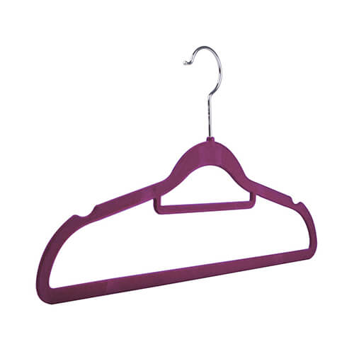 velvet flocked hanger 403 152