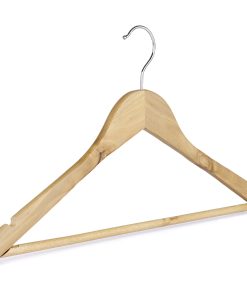 Wooden Economy Suit Hanger, 44cm, Natural Wood