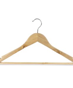 Alternative view of Wooden Economy Suit Hanger, 44cm, Natural Wood