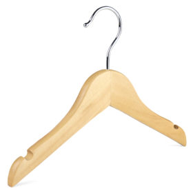 Wooden Baby Hanger with Notches